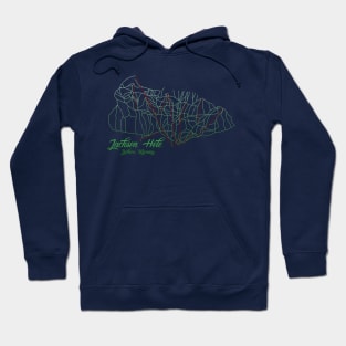 Jackson Hole Trail Map Hoodie